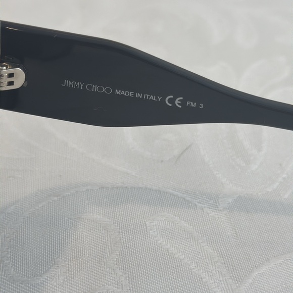 Jimmy Choo 58 mm Shays Rectangle Sunglasses. - Picture 12 of 13